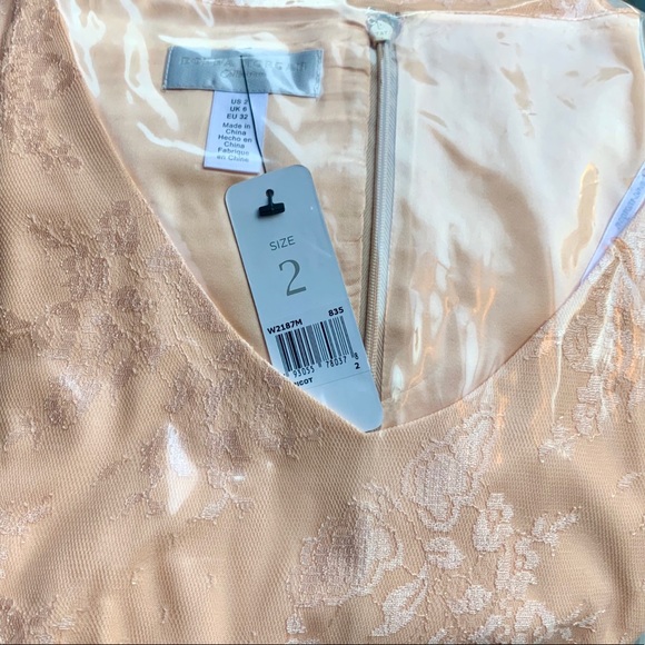 SOLD Donna Morgan Apricot Lace Maxi Gown Sz 2 NWT - Picture 8 of 15